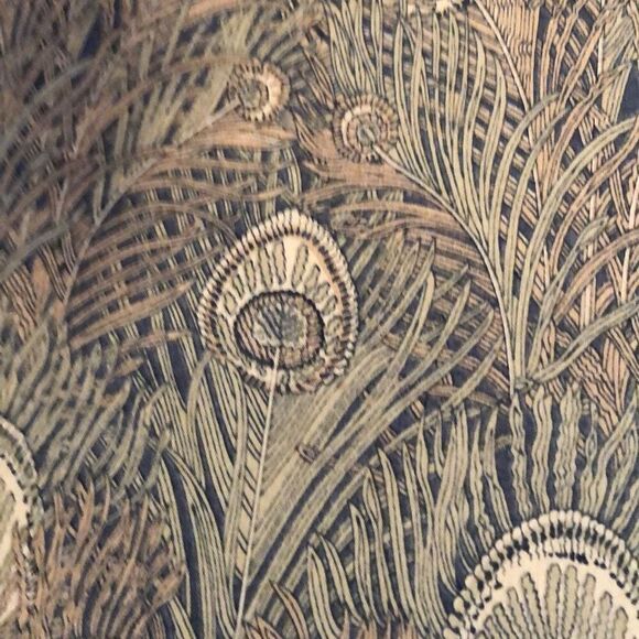 Liberty of London padded Multi frame tan peacock feather fern picture frame￼ - Picture 5 of 5